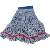 Rubbermaid Commercial Swinger Loop Wet Mop, Large, Blue, For General Purpose Mopping and Cleaning, Looped Ends on Mop Head to Re