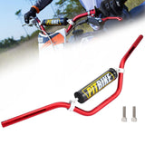 WEIYINGSI Universal 7/8 Inch 22mm Dirt Bike Handlebars, Upgraded Pit Bike Handlebar with Foam Pad for Motocross CRF YZF KXF KLX 