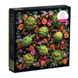 Galison 500 Piece Artichoke Floral Jigsaw Puzzle for Adults and Families, Challenging Plant Puzzle with Floral Artichoke Theme, 