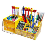 FunBlast Desk Organizer Stationary Storage Stand, Pen & Pencil Holder Table Holder, Stylish, Stationery Organizer with DIY Sti