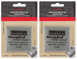 2Pack General Pencil Jumbo Grey Kneaded Eraser