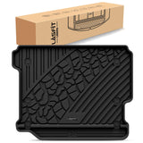 LASFIT Trunk Mat for Jeep Wrangler JL 2018-2024 2025 No Subwoofer with Flat Load Floor Unlimited 4 Door (Not for JK/Not 4xe / No
