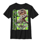 Jurassic World Big Officially Licensed Graphic Tee, Black//Bad Boys, Small