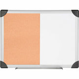 Lorell Combo Board, Dry-Erase/Cork, 24x36