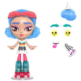 Lotta Looks Skate Pop Doll with 10+ Plug/Play Pieces, 100+ Looks, Multi (GMW43)