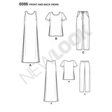 New Look Sewing Pattern Set For Women'S Tunic/Top And Pants, A (8-10-12-14-16-18), White
