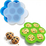 GOKCEN's Silicone Egg Bite Molds [2 Pack] Instant Pot Accessories - Total 14 Cups Muffin Pan for Baking - Food Freezer Tray with