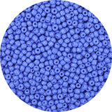 GAGANIU 2000pcs Light Blue Glass Seed Beads, Colorful Tiny 4mm Beads for Jewelry Making, Beading Supplies.