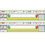 Adhesive Primary Modern Manuscript Desk Plates, 17.5 x 4, 36 Per Pack, 2 Packs