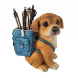 ATHA Pen Holder for Desk, Resin Pen Stand, Office Desk Organizer, Cute Dog Pens Stand, Stationery Holder, Desk Accessories, Offi