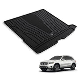 3W Cargo Liner Compatible for Benz GLC Trunk Mat 2016-2022 All Weather Custom Fit Trunk Liner for Benz GLC Heavy Duty Trunk Mat 