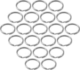 Lucky Line 76600 Plated Steel Split Rings, 1-1/4, 100 Per Box, 1-1/4, Nickel