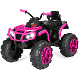Best Choice Products 12V Kids Ride-On Electric ATV, 4-Wheeler Quad Car Toy w/Bluetooth Audio, 3.7mph Max Speed, Treaded Tires, L