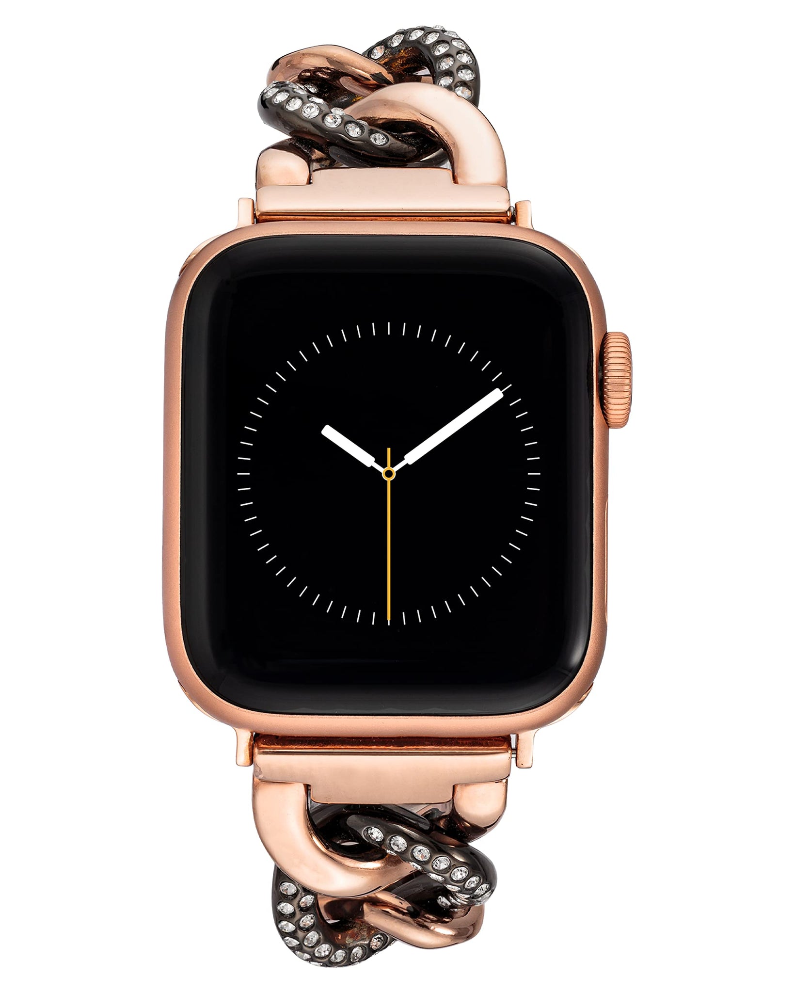Anne Klein Fashion chain Bracelet for Apple Watch, Secure, Adjustable, Apple Watch Replacement Band, Fits Most Wrists