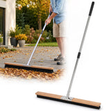 34inch Push Broom, HeavyDuty Broom with a 59inch Handle and Stiff Bristles, Outdoor Broom, Suitable for Cleaning Large Outdoo