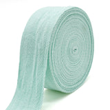ZHFMLY 1.5 Inch Mint Herringbone Webbing - 12 Yards Cotton Twill Tape Ribbon for Sewing, Binding Trim, DIY Crafts, Gift Wrapping
