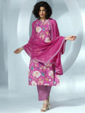 Libas Women'S Pure Cotton Kurta Set (36745O_Pink Pink L