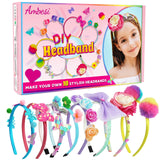 Ambesi DIY Headband Making Kit for Girls Ages 5-12 - Arts & Crafts Gift Set