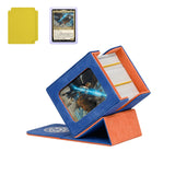 Infinity Guard Card Deck Box for MTG with Commander Display for 100+ Double Sleeved Cards, Magnetic Card Storage Box Fits for TC