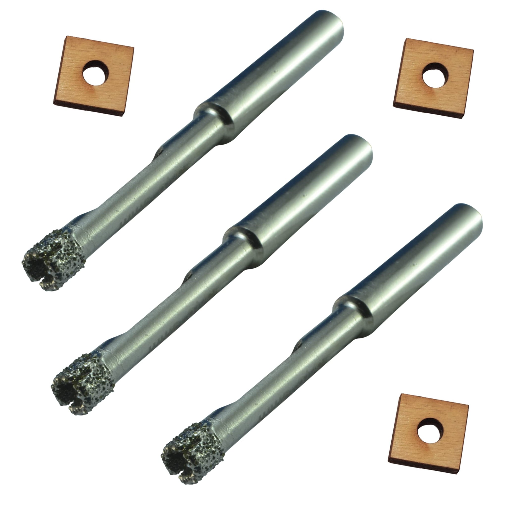 1/4 Diamond Drill Bit for Porcelain & Tile - 1/4 x 3, Diamond Tip with Guide Holds