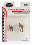 Race Day (Set of 2) Diecast Figures for 1/43 Scale Models by American Diorama AD38363 Set 5