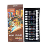 Chrome Artists Quality Watercolour Tube 12ml X 12 Shades (Multicolor)