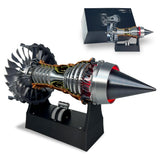 HI-REEKE Jet Engine Model Kit, TR900 Turbofan Aircraft Engine Model 3D Printing Toy for Teen(Rotatable)