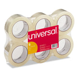 Universal UNV63500 3 in. Core 1.88 in. x 110 yds. GeneralPurpose Box Sealing Tape Clear (6/Pack)