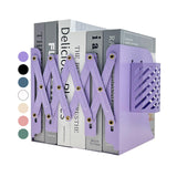 Kingsmile Bookends, Book Ends, Metal Book Ends for Shelves, Book Stopper for Heavy Books, Book Ends to Hold Books for Kids Room,