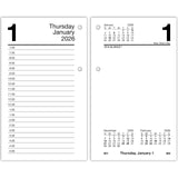 AT-A-GLANCE 2026 Desk Calendar Refill, Daily, 3.5 x 6, Standard, Loose-Leaf, Recycled (E717R5026)