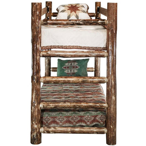 Montana Woodworks Glacier Country Collection Twin Over Twin Bunk Bed