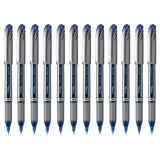 Pentel Energel Plus Roller Ball Pen (Medium) Blue (Pack of 12)