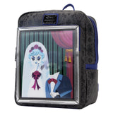 Loungefly Disney Haunted Mansion The Black Widow Bride Portrait Lenticular Double Strap Shoulder Bag