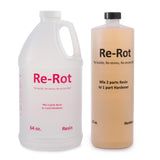 Re-Rot 96 oz Epoxy Kit - Repairs Rot Quickly & Easily, Restores Strength, & Rebuilds Missing Wood - Rapid Drying Even in Winter 