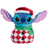 Stitch 12-inch Weighted Snowman Plush Stuffed Animal, Lilo and Stitch, Super Soft Fabric, Kids Toys for Ages 3 Up by Just Play