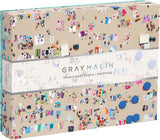 Galison Gray Malin 2-Sided Jigsaw Puzzle, The Beach, 500 Pieces - 24x 18  , Double-Sided Puzzle with Vibrant Artwork, Perfe
