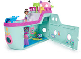 Gabby'S Dollhouse Gabby Et La Maison Magique Gabby Cruise Ship - 2 Gabby Cat Figurines 16 Accessories - Luminous Effects - Carto