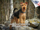 2025 2026 Welsh Terrier Calendar - Dog Breed Monthly Wall Calendar - 12 x 18 Open - Thick No-Bleed Paper - Giftable - Academic T