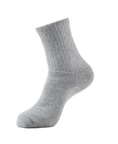 Jockey MenS Calf Length Sports Cotton Socks 7035_Mid Grey Mel_Free Size