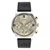 Timex Marlin Analog Watch For Man With Beige Round Dial & Black Leather Strap Band Water Resistant Men'S Wrist Watches - Tweg267