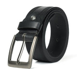 Fantastix Genuine Leather Belt For Men 40Mm Wide Adjustable Black Belt For Jeans & Trousers | Casual & Formal Wear (30)