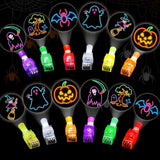 36PCS Halloween Light Up LED Finger Lights, Glow in the Dark Party Favors Toys Bulk for Halloween Goodie Bag Fillers, Trick or T