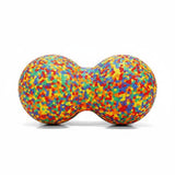 Zoomella Textured Peanut Massage Ball Lightweight DoubleLobed Absroller HandHeld Handheld Massage Ball Ergonomic Shape For Str
