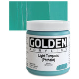 Golden Heavy Body Acrylic Paints 236Ml Green (Light Turquoise Phthalo)
