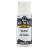 FolkArt Multi-Surface Satin Acrylic Paint, 2oz, Cottage White