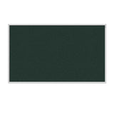 Ghent Ebony Vinyl Bulletin Board, 1 1/2 x 2, Aluminum Frame, Made in the USA