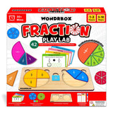 WONDRBOX Fraction Play Lab Math Learning Game for Kids Ages 510 Years | Educational Board Game with 42 Progressive Cards & Acti