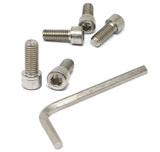 iexcell 5 Pcs 1/2-13 x 1-1/4 Stainless Steel 304 Hex Socket Head Cap Screws Bolts Kit