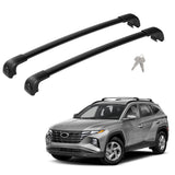 Lockable 220LBS Roof Rack Cross Bars Compatible with Hyundai Tucson 2016-2025 SE/SEL/N Line/Limited, Aluminum Crossbars Cargo Ra