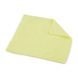 Coastwide Professional Microfiber Cloths, 16x16 Inch, Yellow, 12/Pk